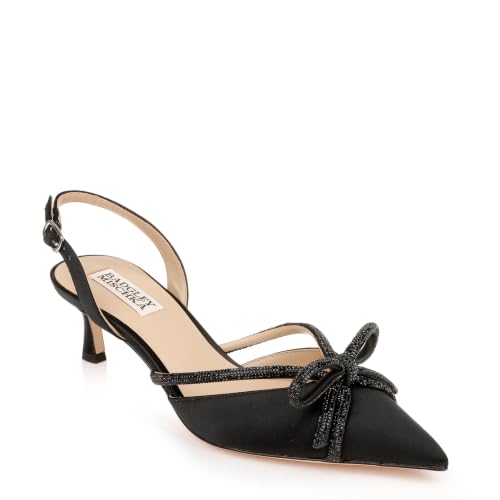 Image of Badgley Mischka Women's Angelina Slingback Kitten Heels