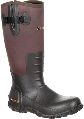 Rocky Men's Core Brown Rubber Waterproof Outdoor Boot Knee High, 8 M US Review | Image 4