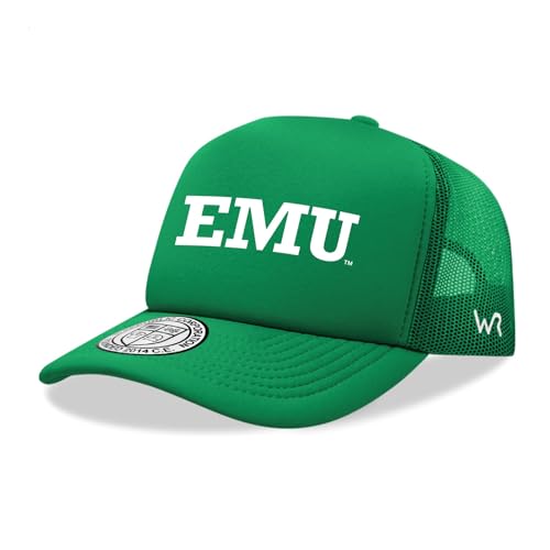 Eastern Michigan University Eagles EMU Trucker Mesh Snapback Game Day Hat Kelly Green
