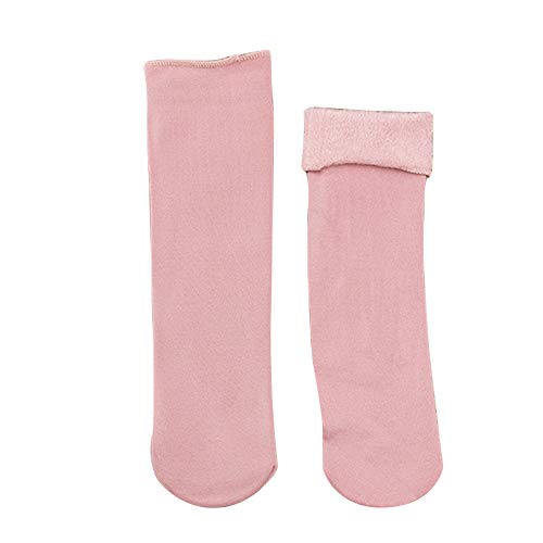 Ablita 5 pares de meias femininas para neve mais meias de veludo espessas forradas de lã meias quent