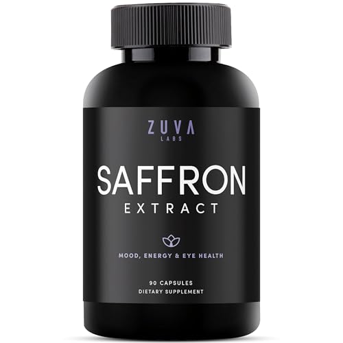 Ultra6 Saffron Supplements - 100% Pure Saffron Extract Capsules and Mood Enhancer for Women and Men