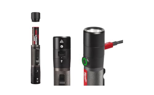 Lampe torche LED rechargeable 800 lumens pour éclairage puissant
