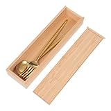 VERDANVERSE Caja de Almacenamiento para Cubiertos de Tapa Deslizante, Organizador Rectangular Compacto para Cuchillos, Tenedores, Portavajillas Ecológico para Cocina