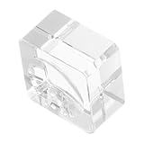 Haute clarté : le matériau en cristal transparent offre une clarté, permettant à votre boule de cristal de à travers, supports de boules de cristal, socle de support en cristal