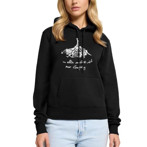 Spreadshirt Kothen Jurten Alles Andere Ist Nur Camping Frauen Premium Hoodie, XXL, Schwarz