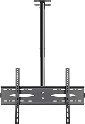 Soporte para TV, soporte de techo ajustable con inclinación giratoria, se adapta a pantallas planas de 45 a 60 pulgadas, VESA de hasta 680 x 450 mm, altura ajustable para sala de estar
