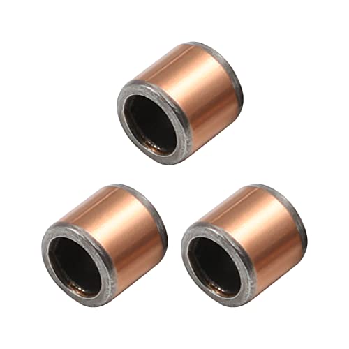 Bunting Bearings ECOP081216 ECO Oiled Sleeve (Plain) Bearing, Powdered Metal, SAE 841, 1/2