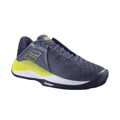 Tênis Babolat Propulse Fury Clay Cinza Preto e Amarelo-40