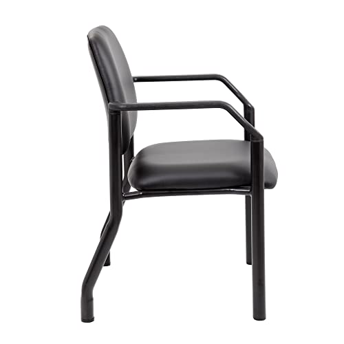 Boss Office Products Guest Chair 500 Lb. Weight Capacity In Black #TOP4
