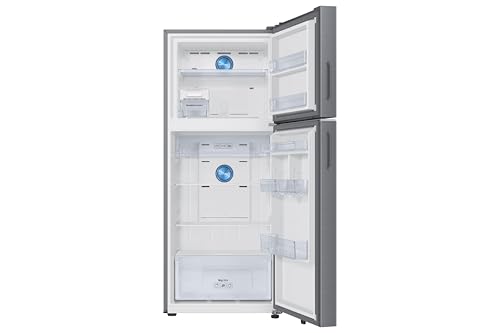 Image of Samsung 396 L, 2 Star, Convertible 5-in-1, Digital Inverter, Frost Free Double Door, WiFi Enabled Bespoke AI Refrigerator (RT41DG6A2BS8HL, Elegant Inox)