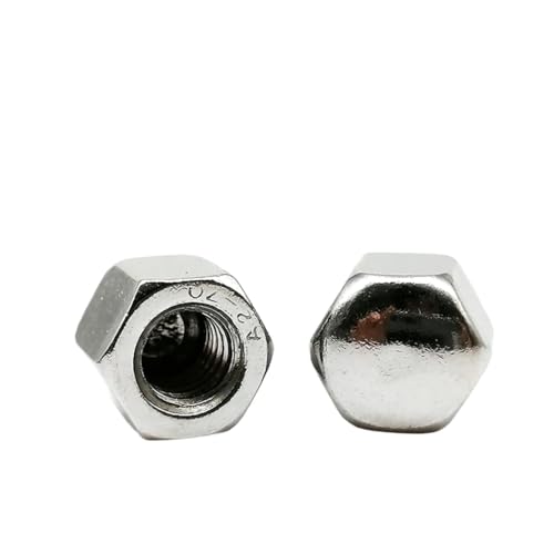 1/2/5/10pcs M3 M4 M5 M6 M8 M10 M12 M14 M16 DIN917 304 Stainless Steel Hex Hexagon Decor Short Low Cover Cap Blind Acorn Nut(10pc