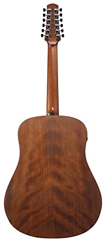 Ibanez Aad1012Eopn Advanced 12-String Acoustic-Electric Guitar - Open Pore Natural #TOP2