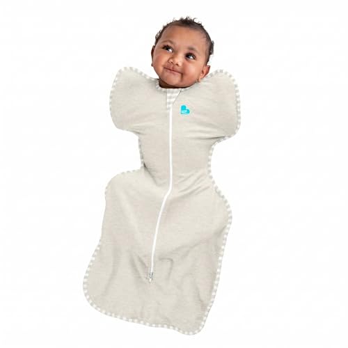 Image of Love to Dream Swaddle UP, Baby Sleep Sack Self-Soothing Swaddles for Newborns, Improves Sleep, Secure Fit Helps Calm Startle Reflex, New Born Essentials for Baby, 1.0 TOG Medium 13-19 lbs, Sand Dollar
