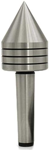 SNOWINSPRING MT2 Heavy Duty MT2 Precision Rotary Live Lathe Bearing Tailstock Center for Metal & Wood CNC Turning Tools