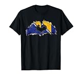 Bosnia Flag Bosnia and Herzegovina Roots T-Shirt