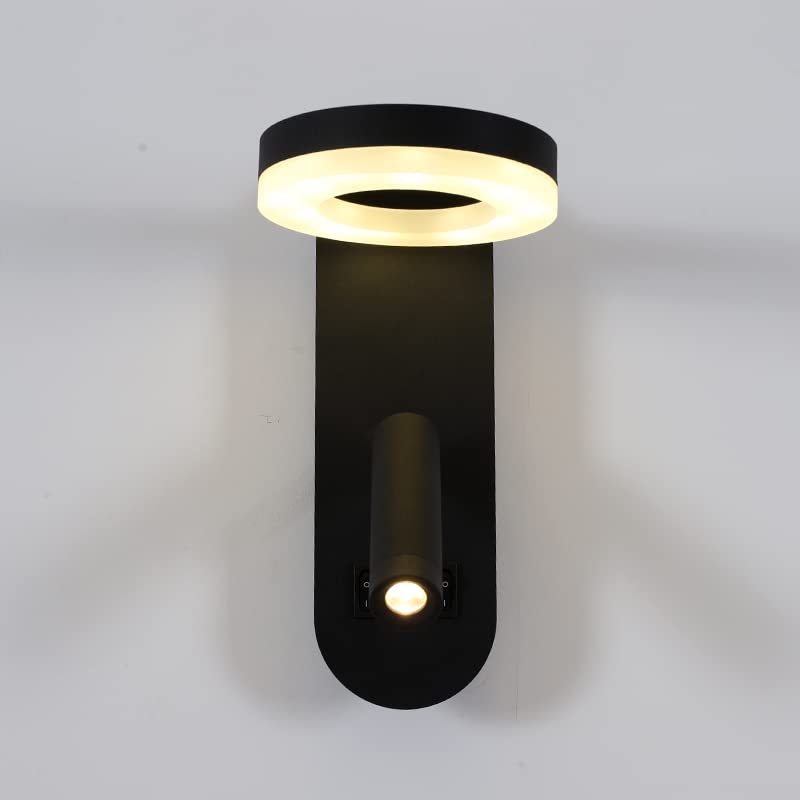 Lámpara de pared LED de lectura de alta calidad para su vestidor con luz cálida.