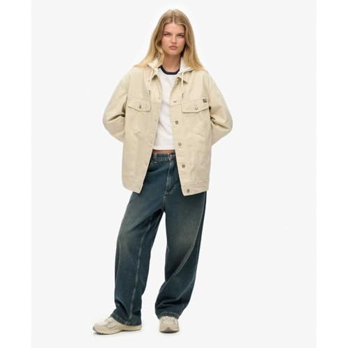 Veste trucker à capuche femme Superdry - vue 8