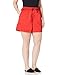 The Drop Women's Eva Silky Shorts, Flame Red, S