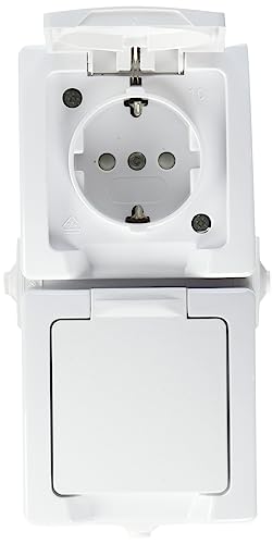 Kopp Nautic Presa Di Contatto Di Protezione. 16A, 250V/Ac, Ip44, Bianco Artico, 136902009