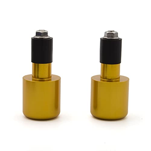 Procnc Handle Bar Ends Grips Plug Fit For Suzuki Gsx-R600 1999-2017 Gsx-R750 2000-2017 Gsx-R1000 2001-2017 Gsxr600 750 2000-2014 Gsxr1000 01-13 (Gold) #TOP5