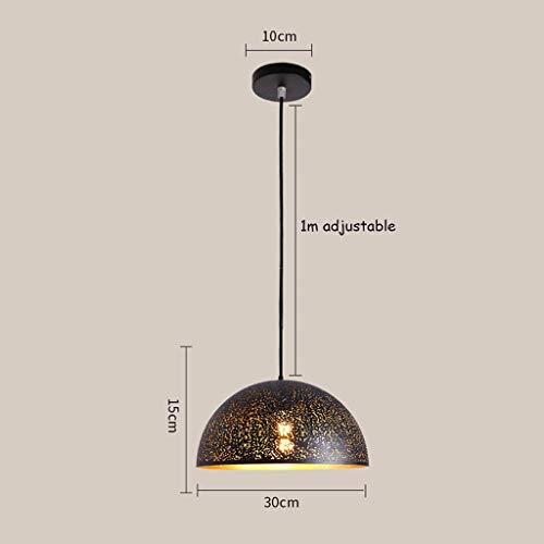 Candelabro loft industrial de hierro con casquillo E27 orientable 3