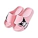 nfuxqhi Kid's Slippers Girl‘s Sandals Slippers Soft and Comfortable home Sandals Non-Slip Bathroom Shower Shoes, Big Kid（Pink）