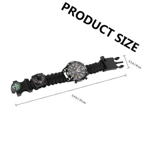 Reloj para senderismo que soluciona la orientación con brújula resistente 2