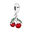 Asymmetrical Cherry Fruit Dangle Charm 617