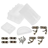 Moules en silicone : vous pouvez également ajouter des pigments, des paillettes ou toute autre décoration de votre choix pour créer des objets uniques. moules en silicone pour une collection de moules à trésors créatifs