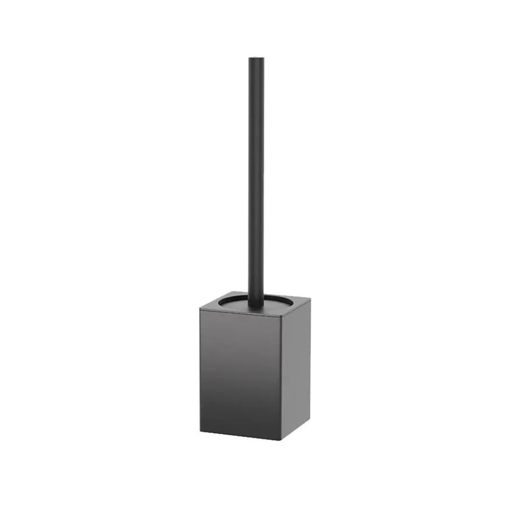 Toilet Brush Wall Mounted Square Aluminum Alloy Toilet Brush Holder Bathroom Accessories