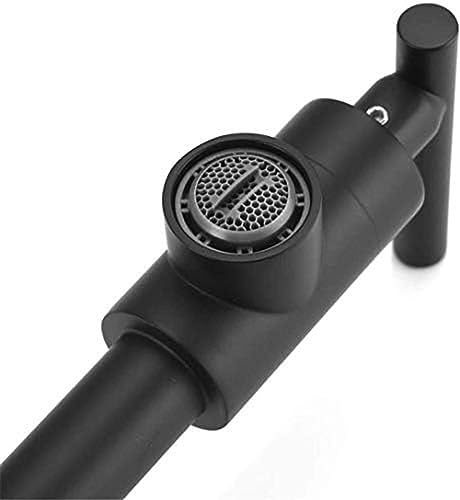 Robinet pot filler noir mat à double trou pour cuisine moderne - 6