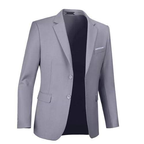 Mens Suit Jackets Casual Two Button Slim Fit Blazers Suit Separates Coat Sport Coats with Pockets for Wedding Prom Party