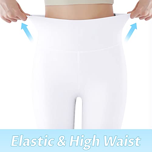 Bootcut Leggings for Girls High Waist Soft Stretch Women Yoga Pants Teen Dance Running Black Pink Dark Blue Maroon White3