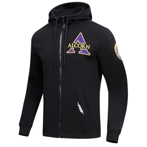 Image of Pro Standard Mens College Classic Chenille Cotton Double Knit Full Zip Hoodie