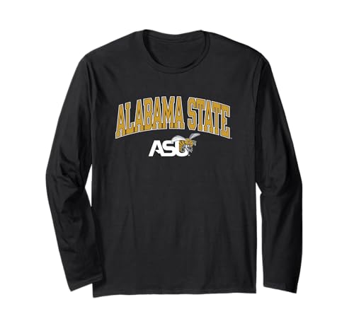Alabama State Hornets Arch Over Officially Licensed Long Sleeve T-Shirt