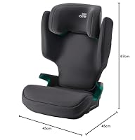 BRITAX RÖMER Kindersitz DISCOVERY PLUS 2, mit ISOFIX, für Kinder von 100-150 cm (i-Size), 3, 5-12 Jahre, Midnight Grey – Ansicht 8