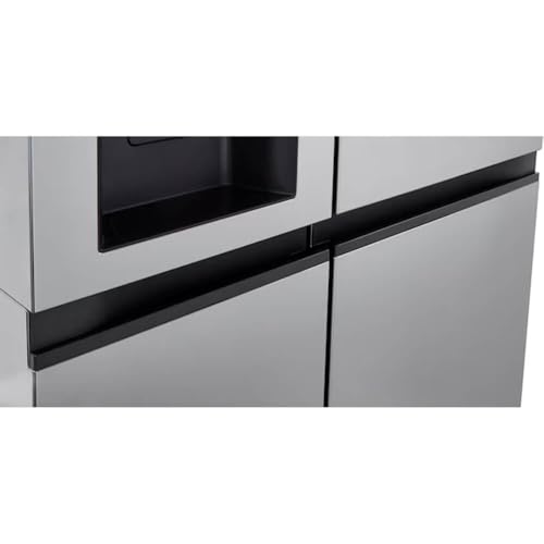 LG LRSXC2306S 23 Cu. Ft. Stainless Counter Depth Side-by-Side Refrigerator on Fridge.com