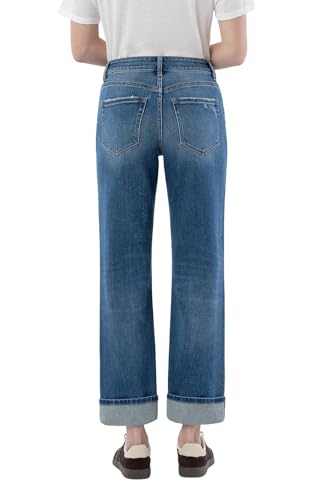 Image of VERVET Women's Victoria High Rise Straight Leg Jeans