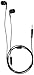 Amazon Basics Wired Earbuds with Microphone, In Ear Headphones, 3.5mm Jack, 4.2 ft long cable, S/M/L Ear Tips, Black