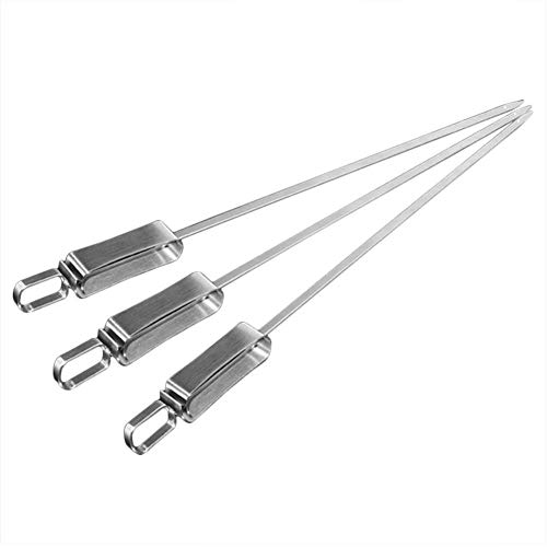 SUNINNA nonstick BBQ kebab mutton needle bar steel shank tool accessories needle outdoor kebab