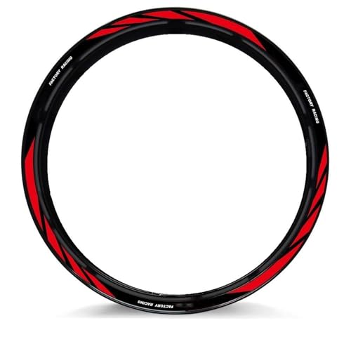 Felgen Aufkleber Felgenaufkleber Für Aprilia RS150, RS250, RS660, GPR, APR, Shiver 750, 900 (17 Zoll) – Reflektierende Streifenaufkleber Für Naben Motorrad Dekor Felgenaufkleber(Farbe 3)