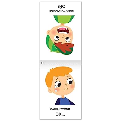 8pcs Speech Therapy Russian Books - Learn Russian Alphabet Learning Flash Cards - First Words Flash Cards in Russian Language 12+
