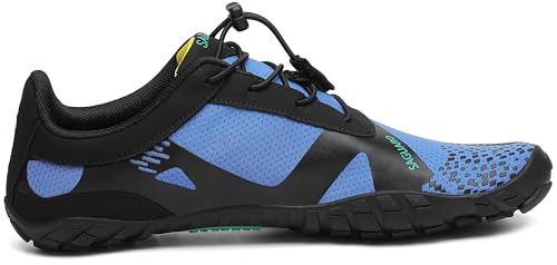 Miniatura 7 de Saguaro Hombre Mujer Minimalistas Zapatillas De Trail Running Ligeras Y Respirable Zapatos Descalzos Gym Playa Calzado De Deportes Acuaticos Para Correr Senderismo, Azul 42 Eu