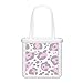 Femmes Sacs À Bandoulière Vache Rose Et Blanc Animal Spot Peau Sac À Bandoulière Fourre-Tout Fluffy Peluche Doux Livre Sacs Fourre-Tout Réutilisable Pour Le Travail Voyage Et Shopping