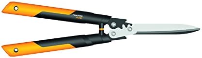 Fiskars PowerGear X Hedge Shear HSX92, Non-stick coating, Steel blades, Length: 63 cm, Black/Orange, 1023631
