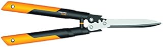 Fiskars PowerGear X Hedge Shear HSX92, Non-stick coating, Steel blades, Length: 63 cm, Black/Orange, 1023631