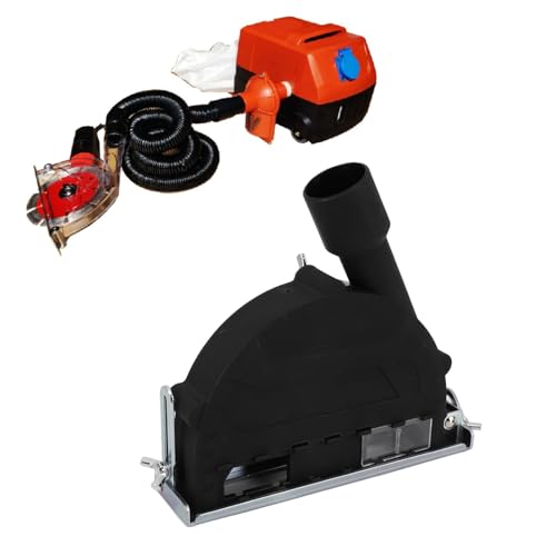 Angle Grinder Dust Shroud, Angle Grinder Dust Cover Adjustable Dust Extraction Cutting Guard Grinder Dust Collector for 100 to 135mm