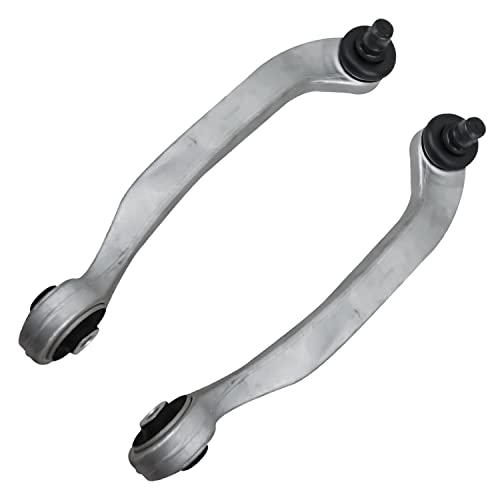 Image of Detroit Axle - 10pc Front End Control Arms Kit for Audi 2006-2011 A6 2005-11 A6 Quattro 2010-11 S6, 4 Upper Forward & Rearward Control Arms and Ball Joint 4 Tie Rod Ends 2 Boots Replacement