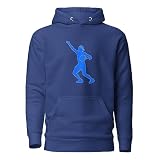 Ace2Eagle Rafa Nadal Tennis Blue Silhouette Unisex Hoodie
