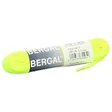 1 cm breit Bergal Sneaker Laces Schnürsenkel 10 mm breit verschiede Farben (120 cm, Neon Gelb 172)